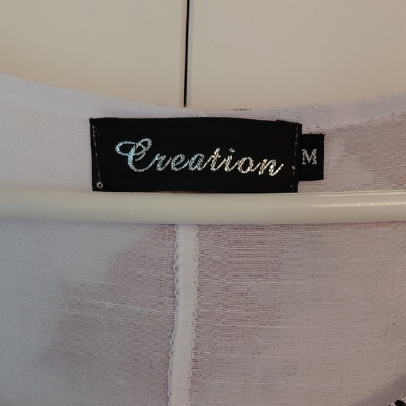 White and Cream Asymmetrical High Low Sundress for Wedding Guest - Picture 4 of 5